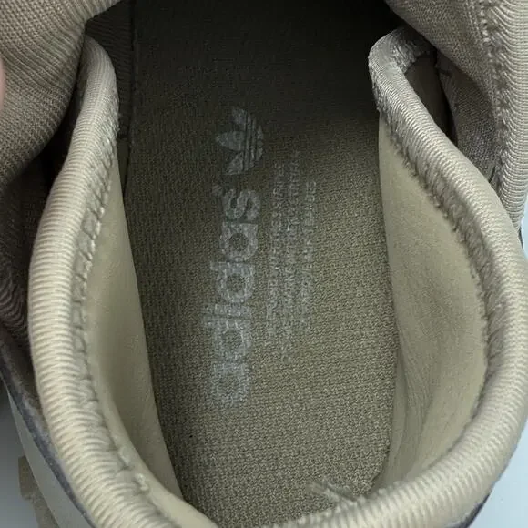 Adidas Tubular X Hemp Primeknit Size 8.5 Men’s Sneakers Shoes S74923 Beige Yeezy - Picture 8 of 9